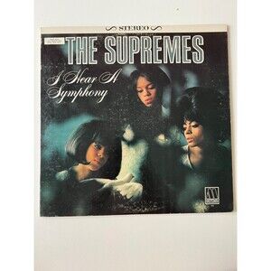 The Supremes I Hear A Symphony LP 1966 Motown S 643 VG Cleaned